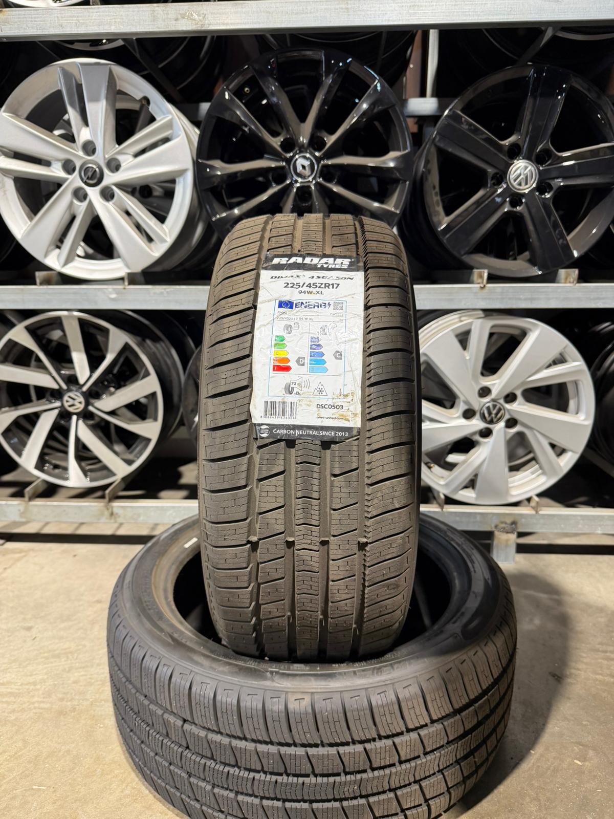 225/45 R17 RADAR DIMAX 4 SEASON 94WXL