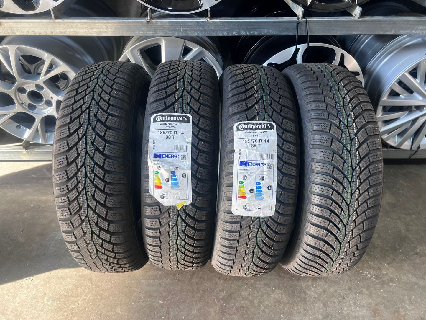 185/70 R14 Continental WinterContact TS870 – Invernali – Set completo
