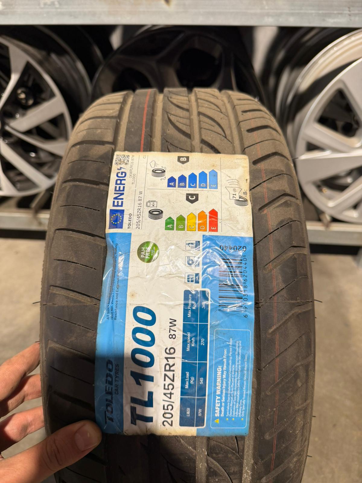 205/45R16 TOLEDO TL1000 87WXL