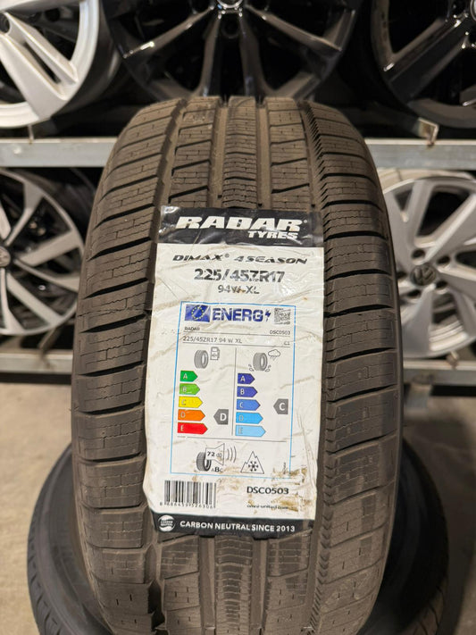225/45 R17 RADAR DIMAX 4 SEASON 94WXL
