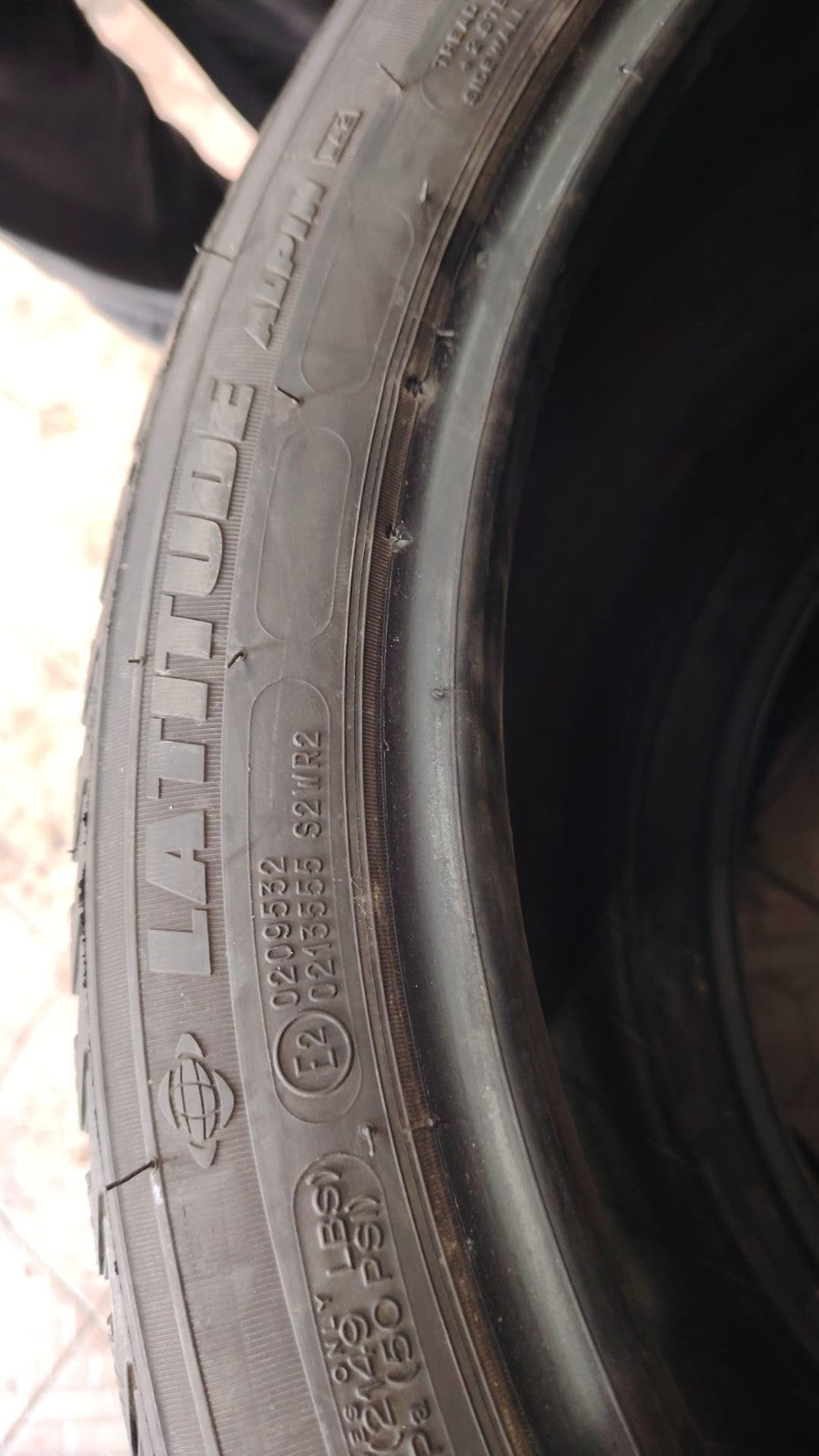 295/35 R21 Michelin Latitude Alpin – Invernali DOT 2018 – Battistrada 80%