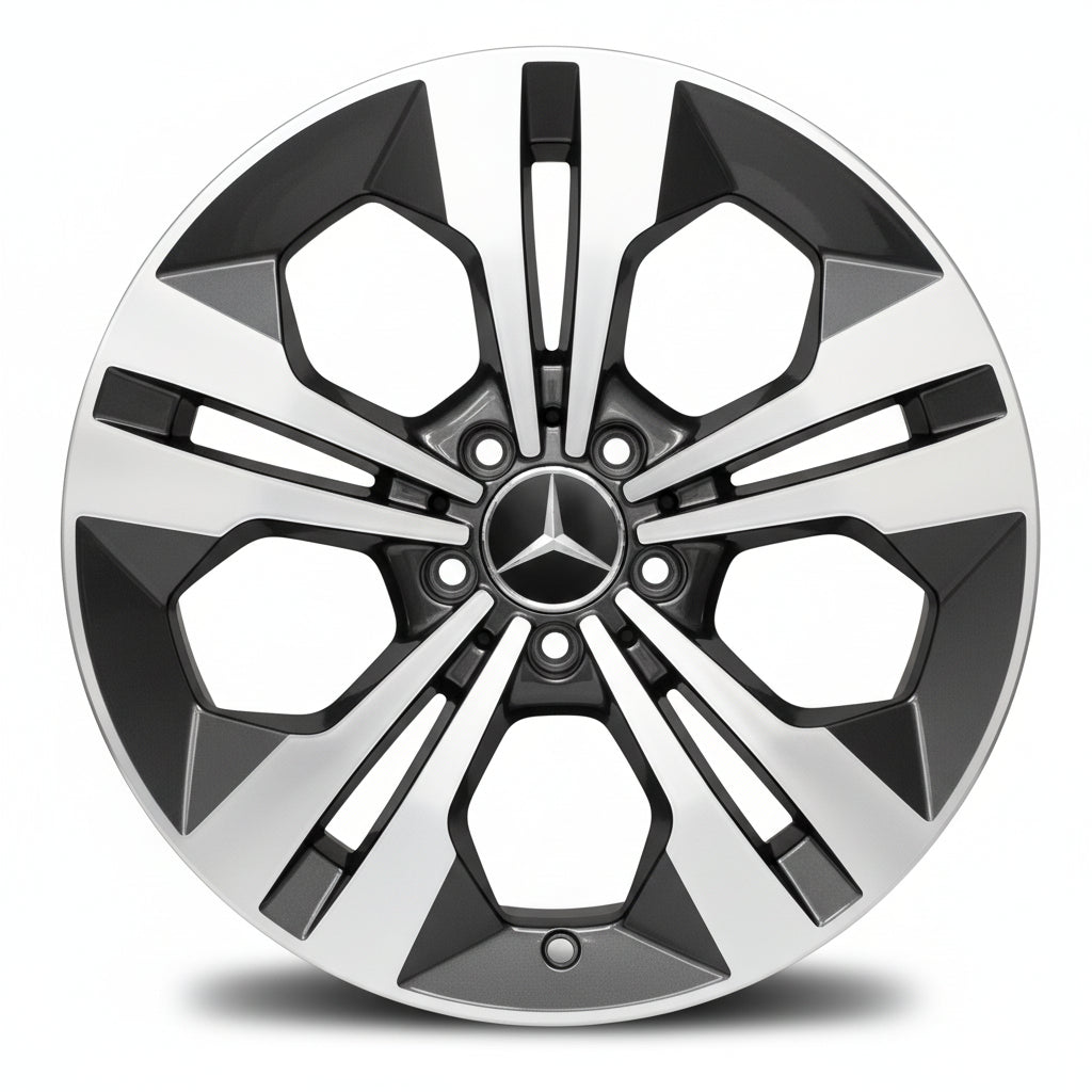 4 CERCHI MERCEDES ORIGINALI GLA H247-GLB X247 RAGGIO 18