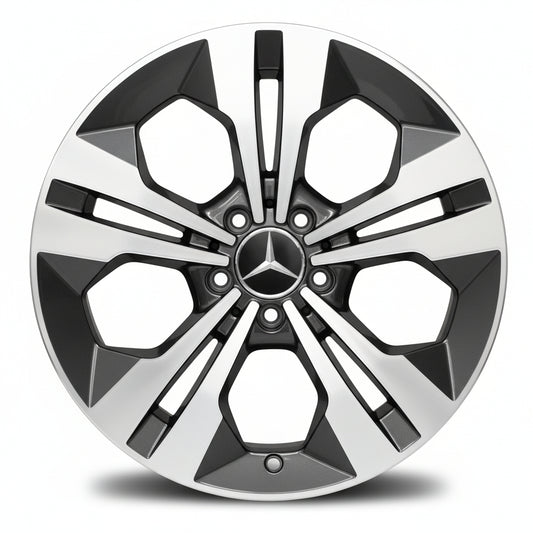 4 CERCHI MERCEDES ORIGINALI GLA H247-GLB X247 RAGGIO 18