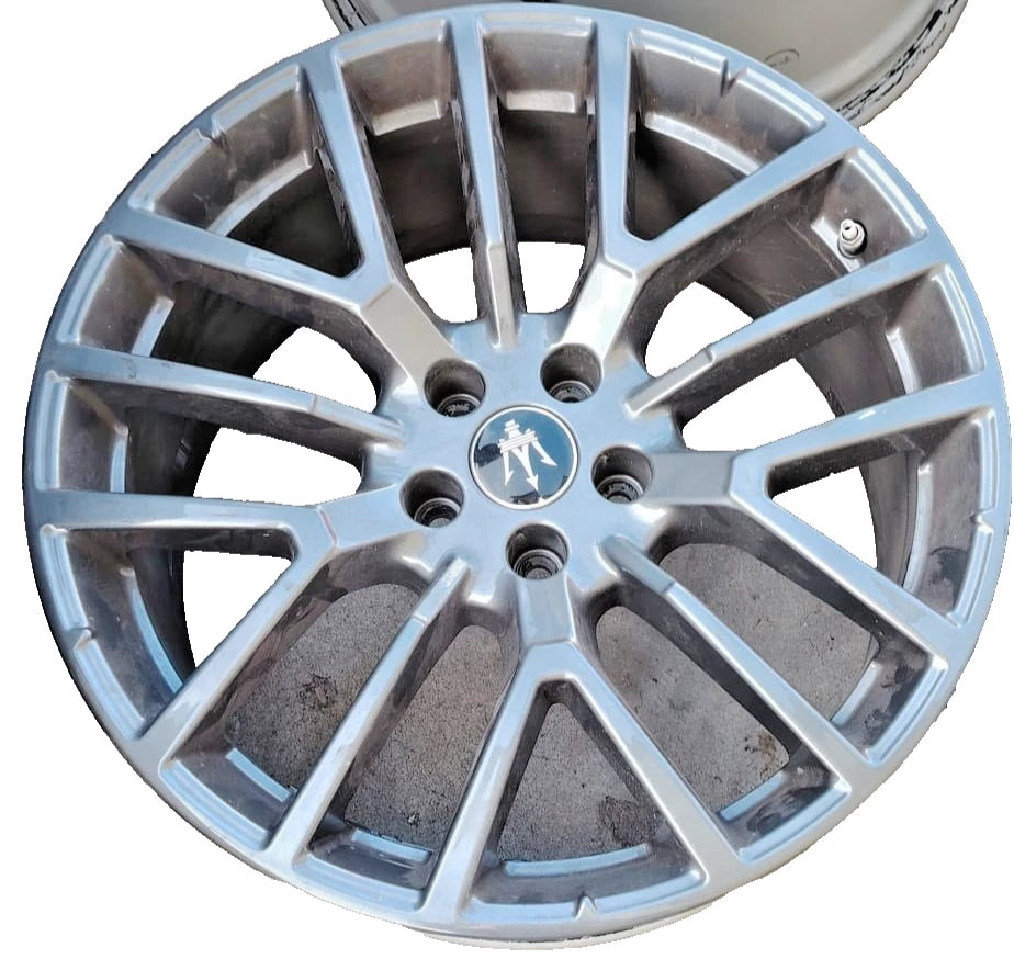 Set 4 cerchi in lega originali Maserati grecale raggio 19 INCLUSE VALVOLE TPMS