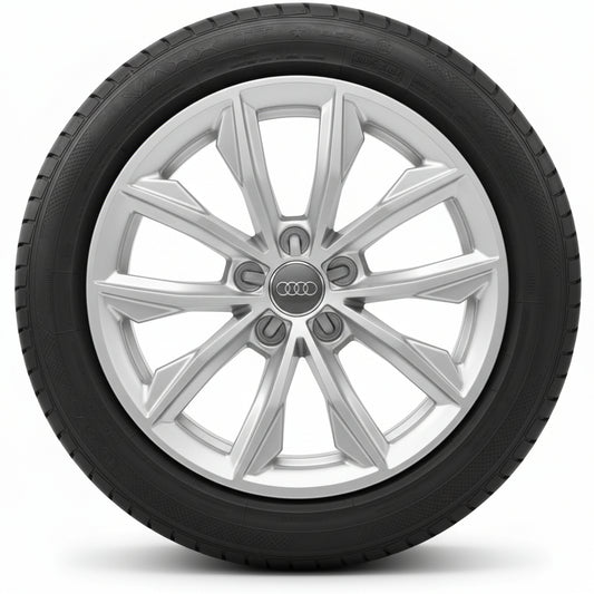 4 CERCHI AUDI A3-A4-A5-A6-Q5 ORIGINALI RAGGIO 17 COMPLETI
