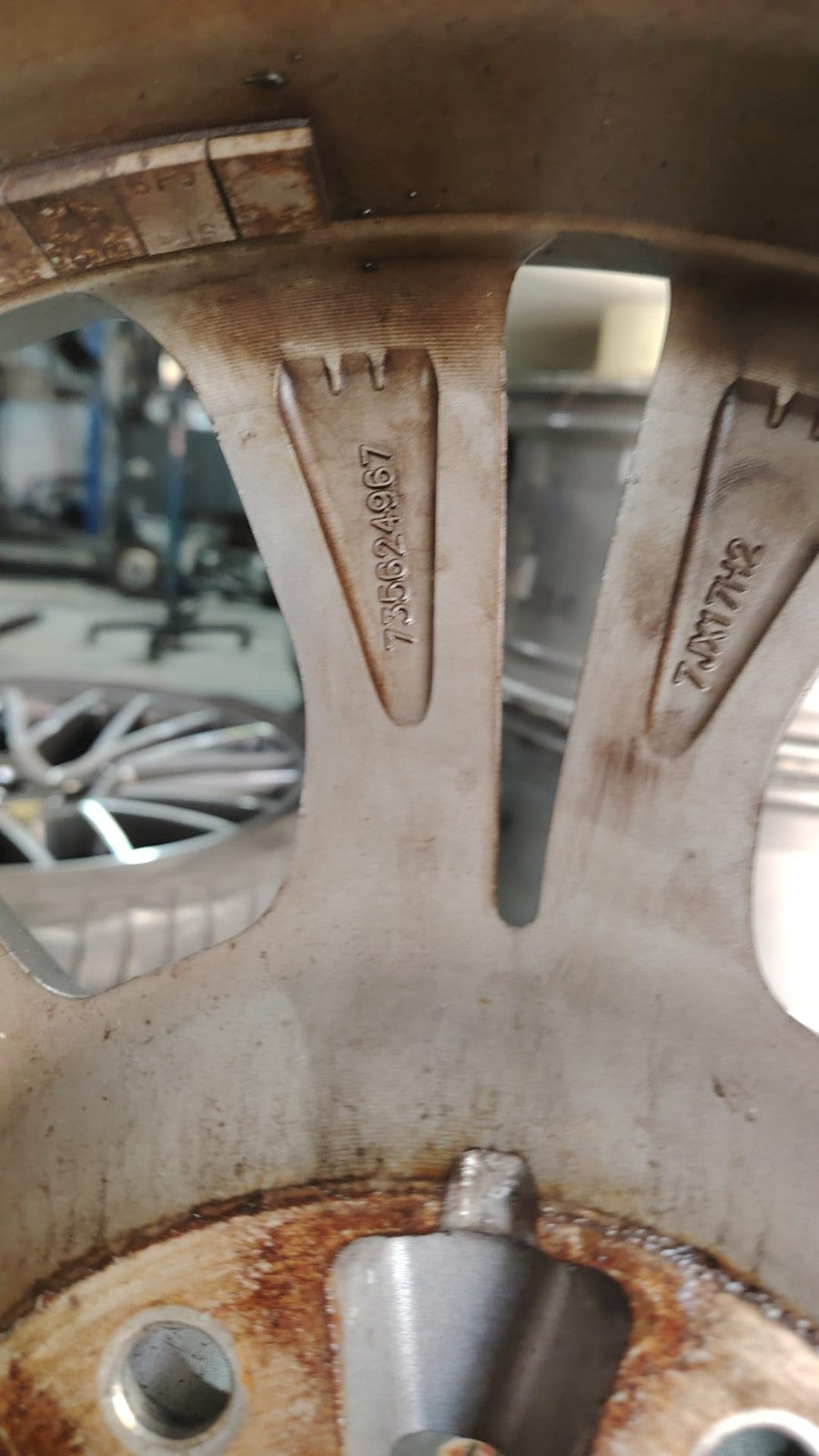 4 CERCHI IN LEGA USATI ORIGINALI MOPAR FIAT 500X RAGGIO 17