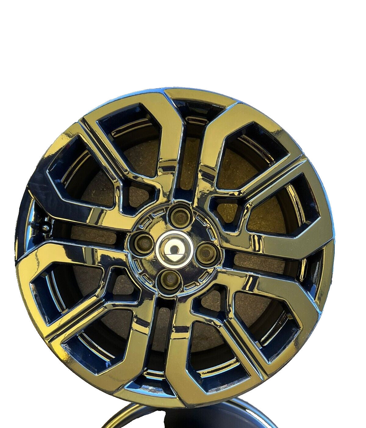 4 CERCHI LEGA RENAULT TWINGO NERO  RAGGIO 17 ORIGINALI DOPPIA MISURA