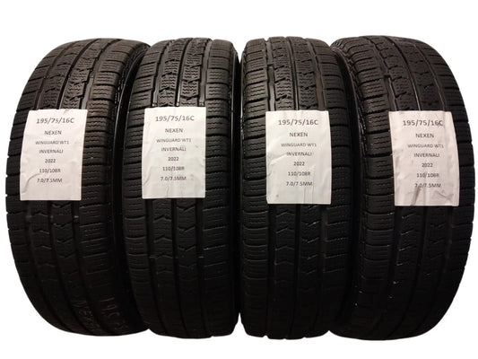195/75 R16C Nexen Winguard WT1 – Invernali DOT 2022 – Battistrada 80%