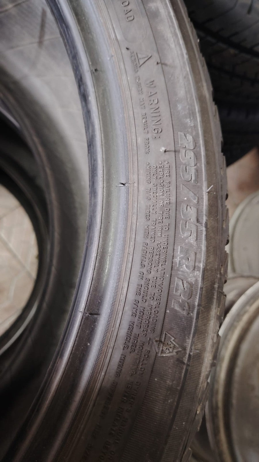 295/35 R21 Michelin Latitude Alpin – Invernali DOT 2018 – Battistrada 80%