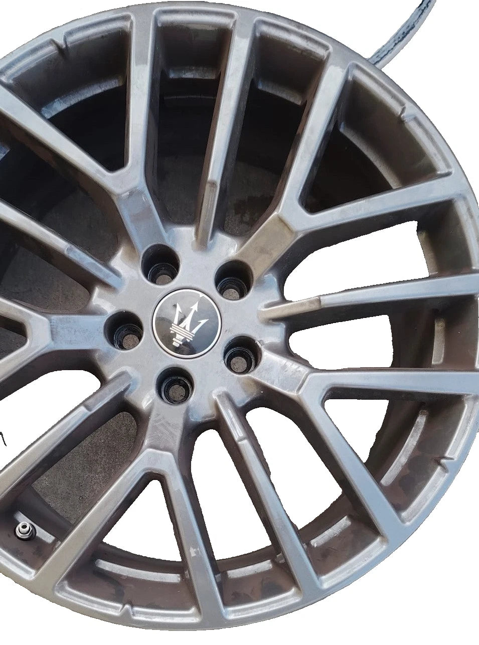 Set 4 cerchi in lega originali Maserati grecale raggio 19 INCLUSE VALVOLE TPMS