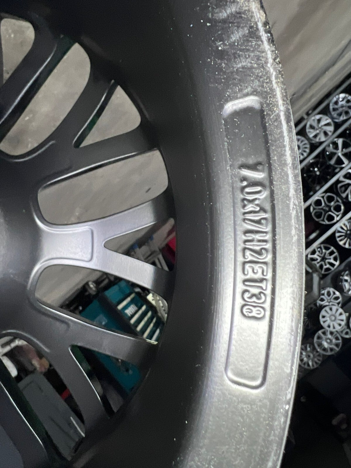 4 CERCHI FIAT  500 ABARTH IN LEGA ORIGINALI DA 17 ET 38