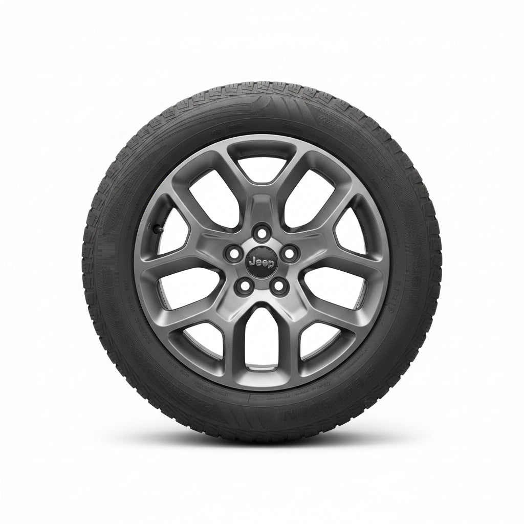 cerchi jeep renegade originali mopar raggio 17 compl.pneumatici sem. 215/60r17