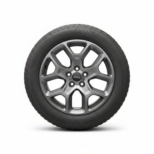 cerchi jeep renegade originali mopar raggio 17 compl.pneumatici sem. 215/60r17