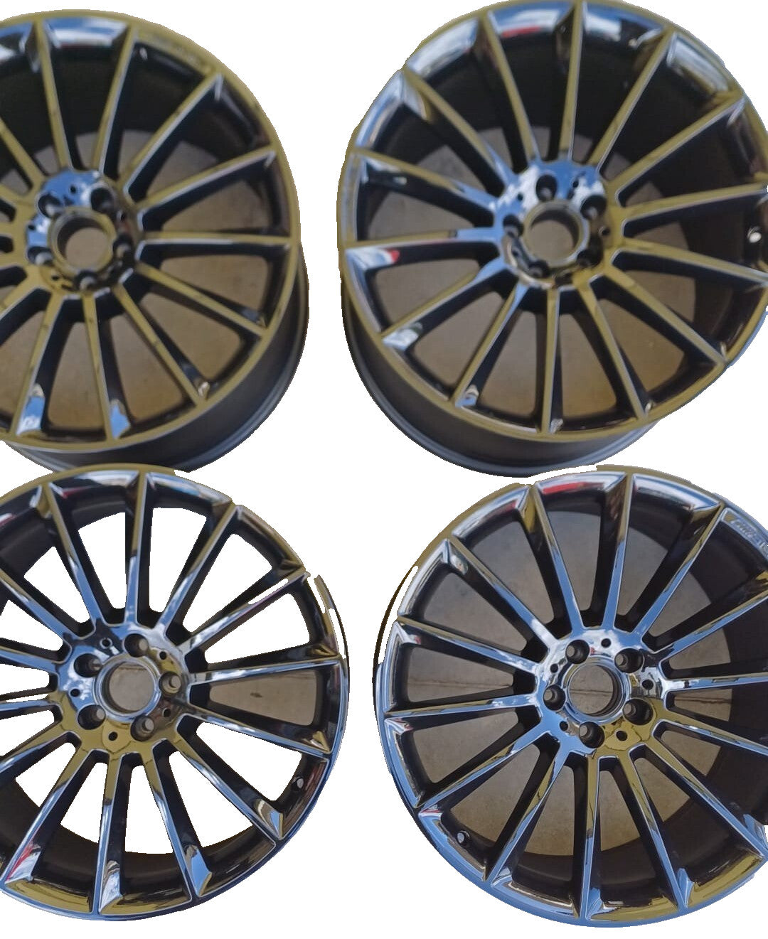 4 CERCHI ORIGINALI MERCEDES AMG GLE A166 COUPE'RAGGIO 21 DOPPIO CANALE