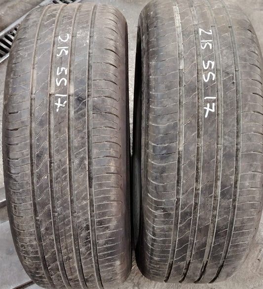 215/55 R17 Goodyear Efficient Grip – Estive DOT 2023 – Battistrada 70%