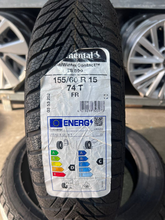 155/60 R15 Continental  CONTINENTAL WIN.CONTACT TS800 74T